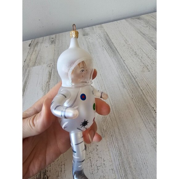 Vintage de Carlini astronaut space man Italian Italy ornament Xmas tree - Picture 6 of 8